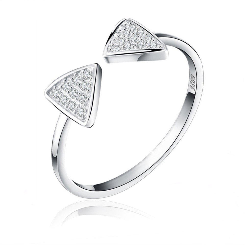 Whitney grafiek gewoon Verlobung Trauung Partnerschaft Silberring Ring 925 Sterling Silber