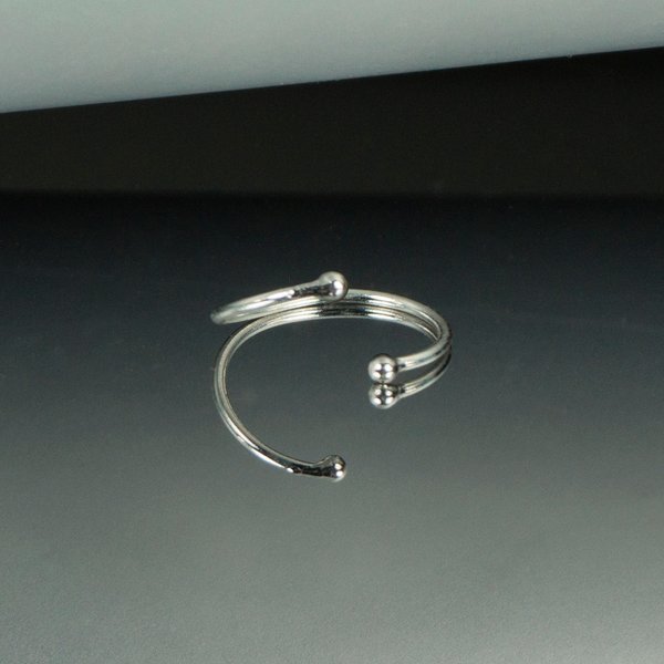Unisex Fake Piercing Hoop Ring Clip On Klemmring aus 925 Sterling für Lippen, Nasen und Ohren