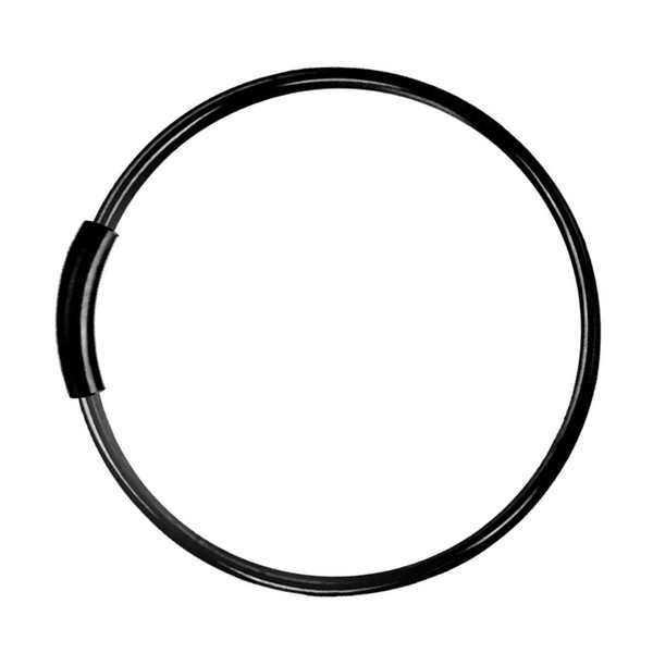Piercing Ring 925 Sterling Silber in schwarz Rhodiniert dünn Hoop für Damen Herren und Girls